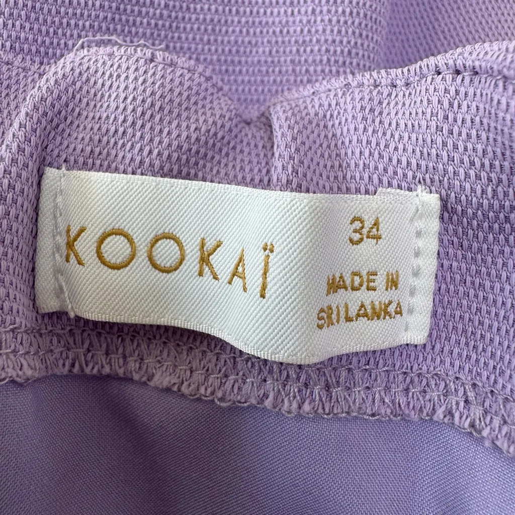 Kookai Oyster Contour Strapless Mini Dress in Passion Flower size US 2 Small - Image 11