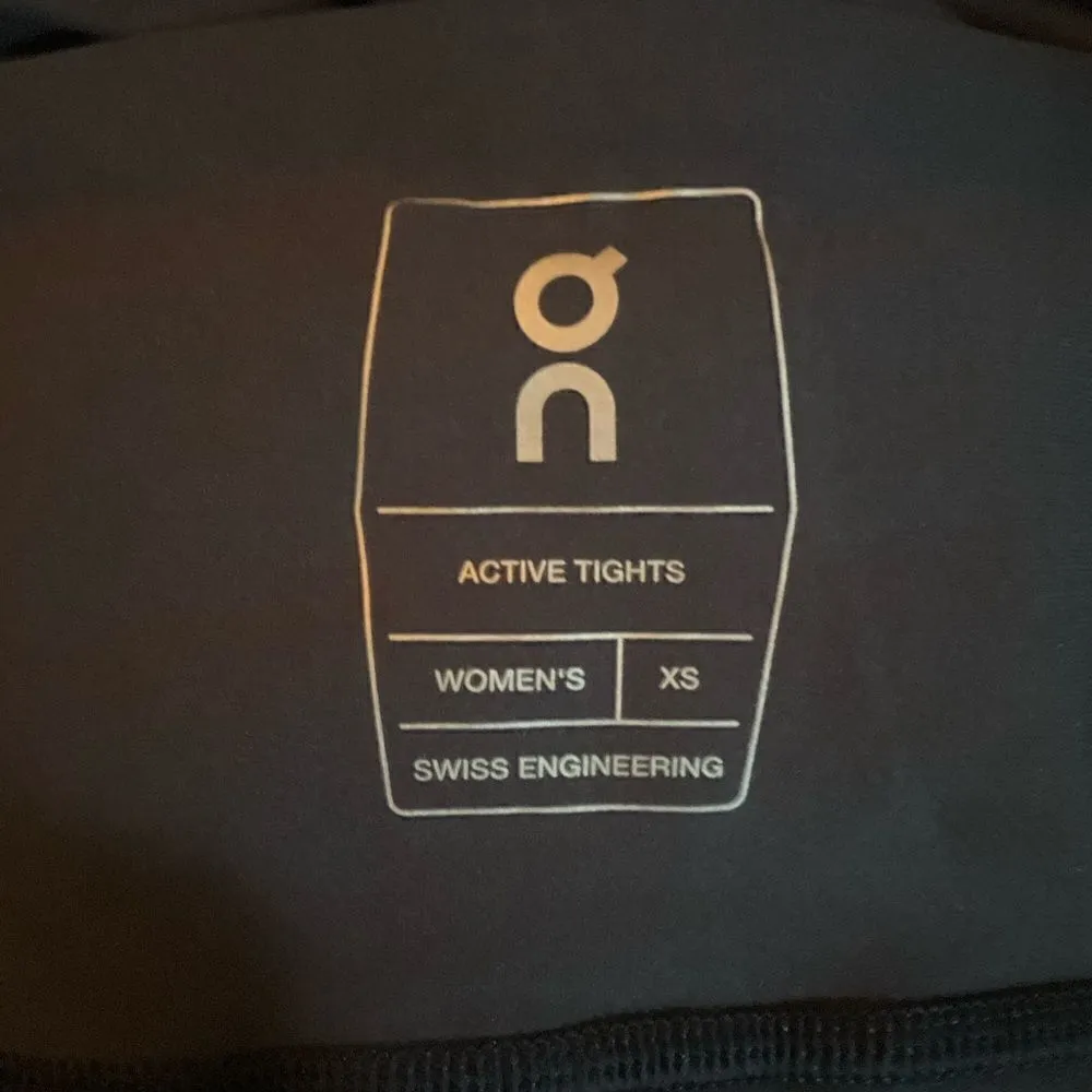 NWT On Cloud Running Active Tights Blue Leggings Pants Size XS - Image 11