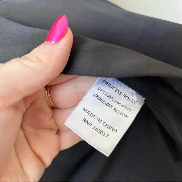 Toddy Black Satin Relaxed Fit Blazer 10 - Image 13