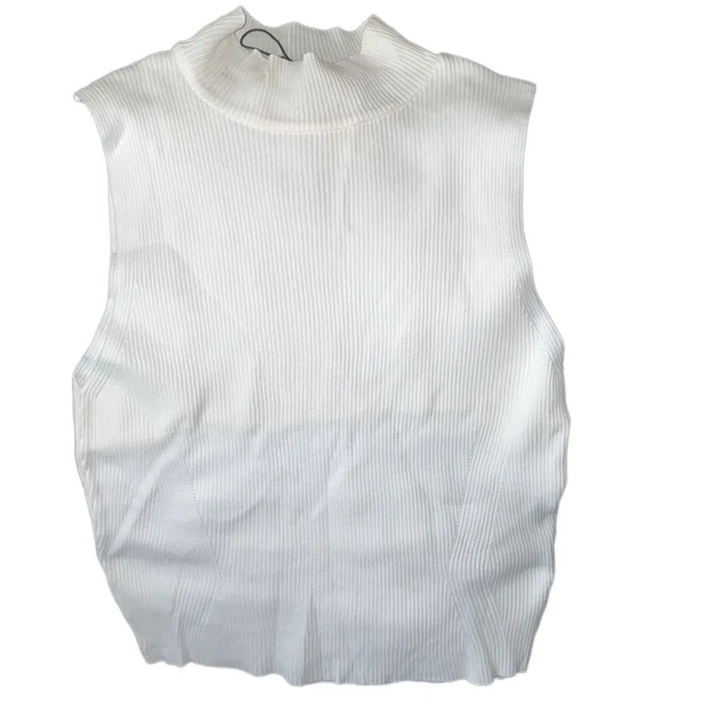 ✨ NWOT✨Zara ribbed sleeveless mock neck top✨ - Image 2