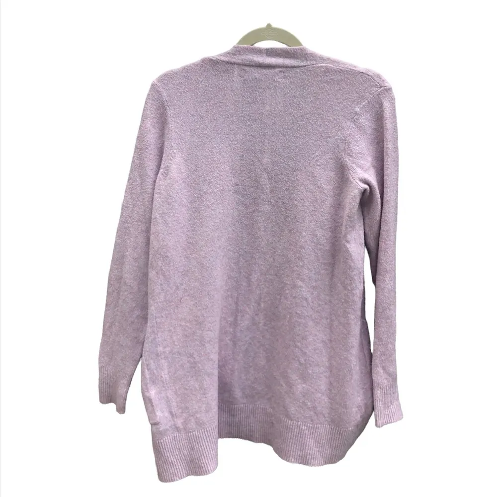 LOFT BABY PINK FUZZY CARDIGAN - Image 2