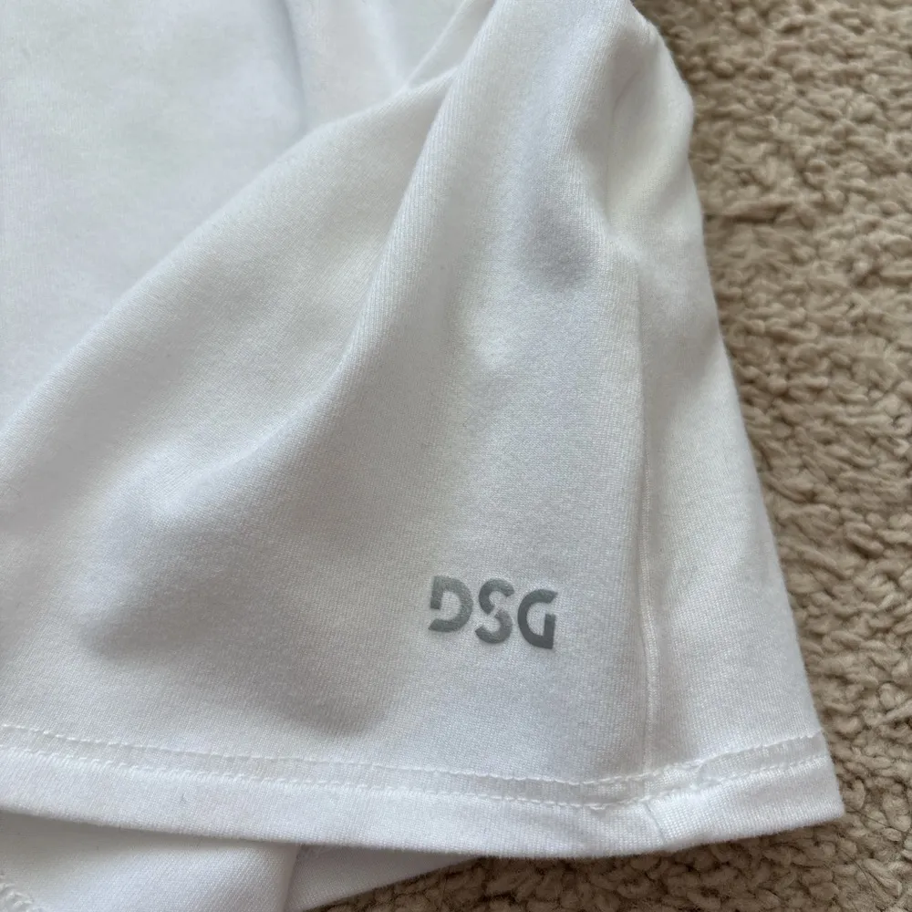 DSG White Tank Top Sleeveless Open Back - Image 4