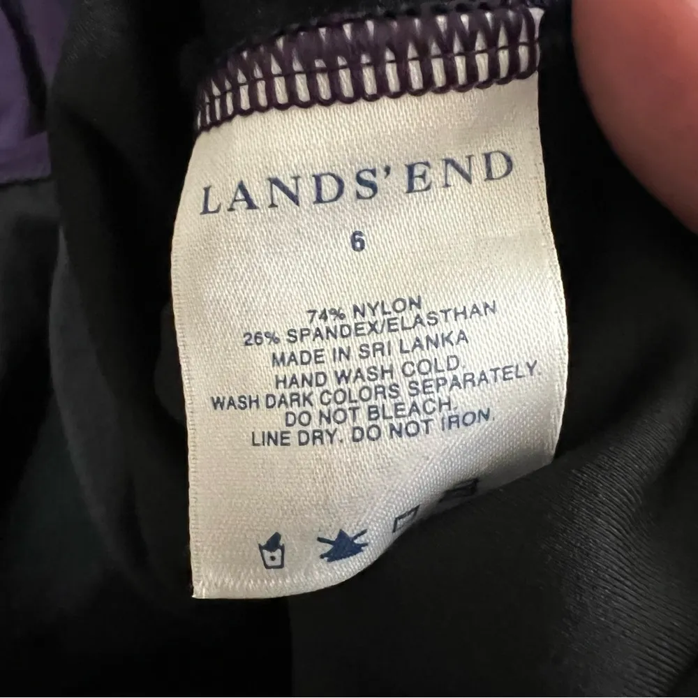 BlackBerry Purple Scoop Neck Tugless Sporty One‎ Piece Swimsuit - Image 8