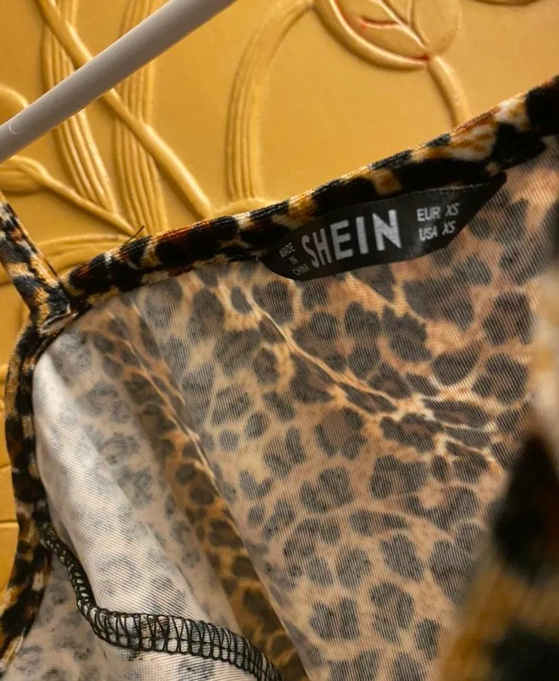 NEW Leopard Crop Top XS Multi - Image 2