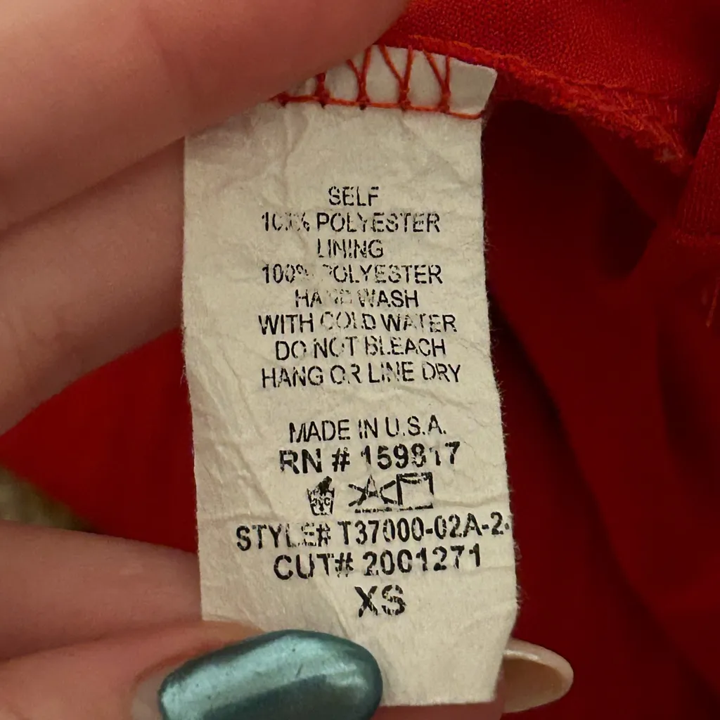 Altar'd State  Vibrant Red Blouse - Image 4