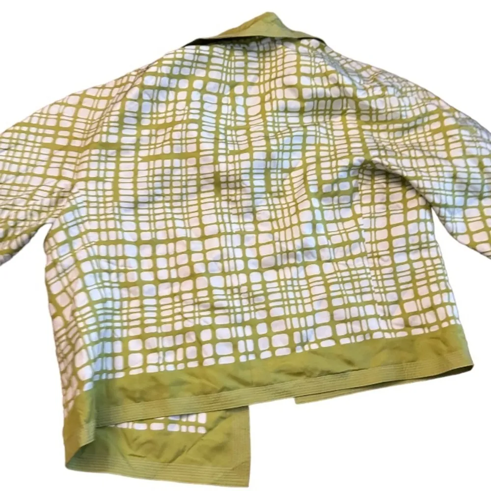 Charles Nolan Blazer Jacket Silk Green L Size XS - Image 5