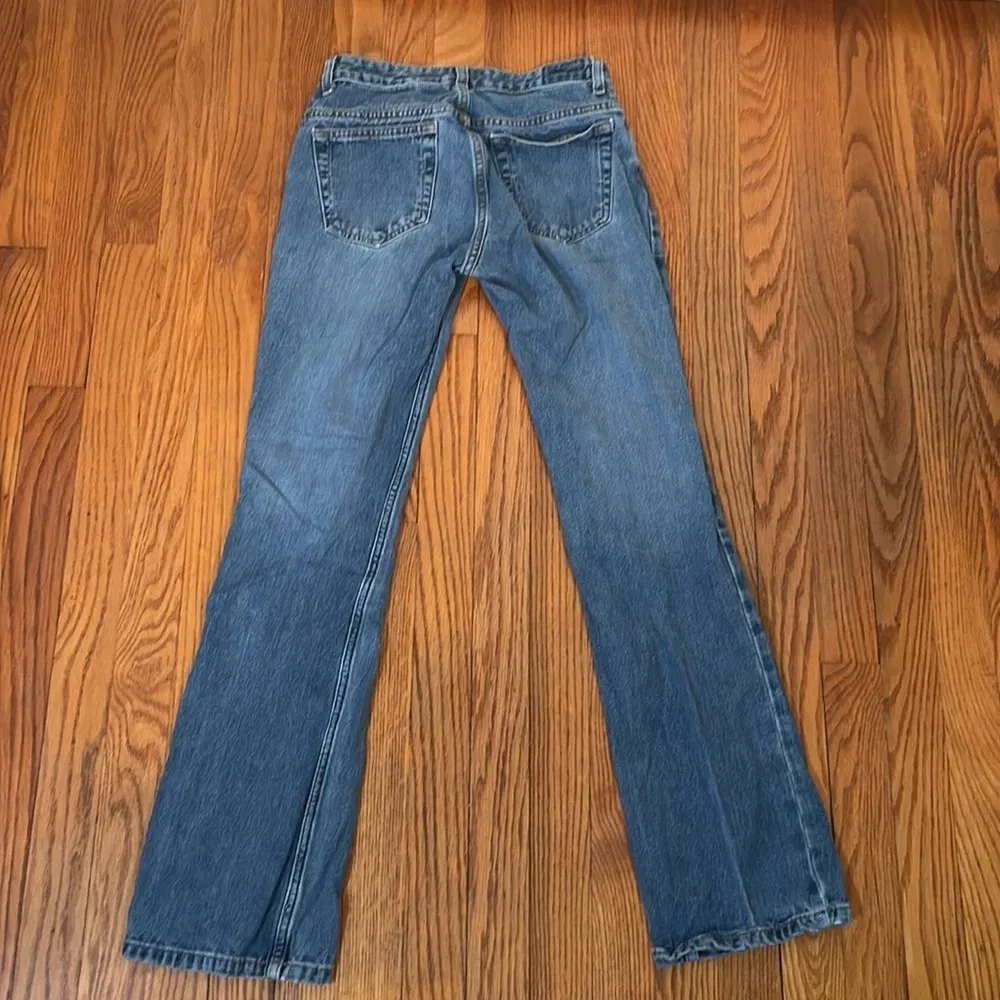 Vintage‎ Old Navy Curvy Jean Denim Medium wash size 1 Y2K 90s Blue - Image 2