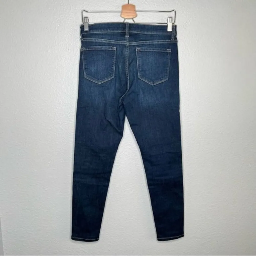 Banana republic factory denim sculpt darkwash mid rise skinny jeans size 27/4 - Image 2