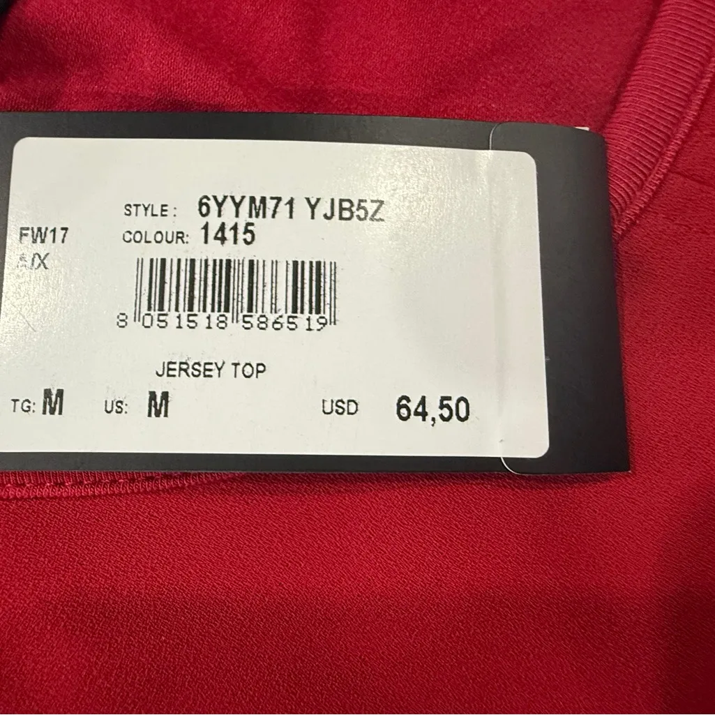 Armani Exchange Bold Red Sleeveless Blouse - Image 8