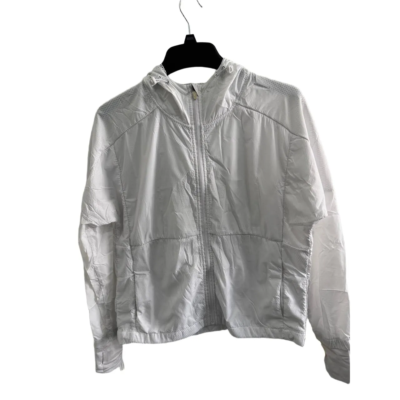 Zyia Active White Lightweight Hooded Jacket – Women’s Medium‎ - Image 2