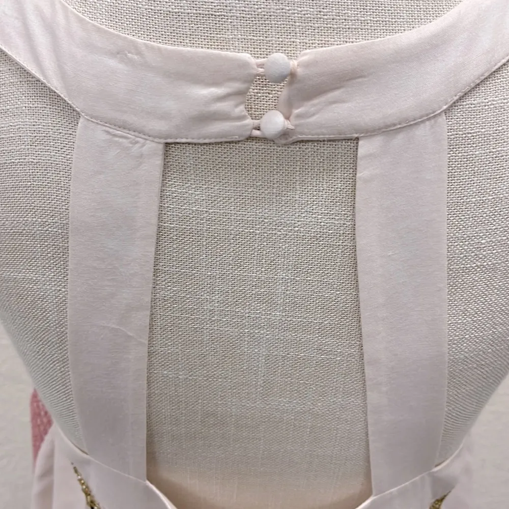 Anthropologie Floreat Pia Beaded Embroidered Babydoll Trapeze Top 4 - Image 8