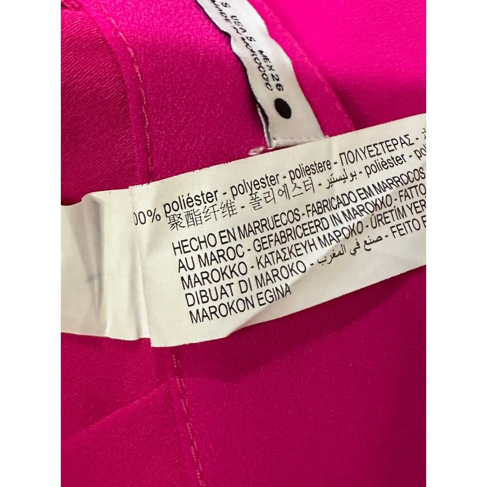 Hot Pink Dressy Pants Size Small NWT Work Office Professional Side Zipper - Image 10