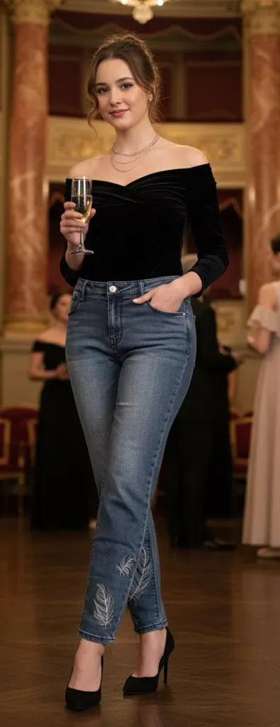 Kensie The Ella High Rise Straight‎ Leg Jeans Blue Wash Embroidered Size 6/28 - Image 2