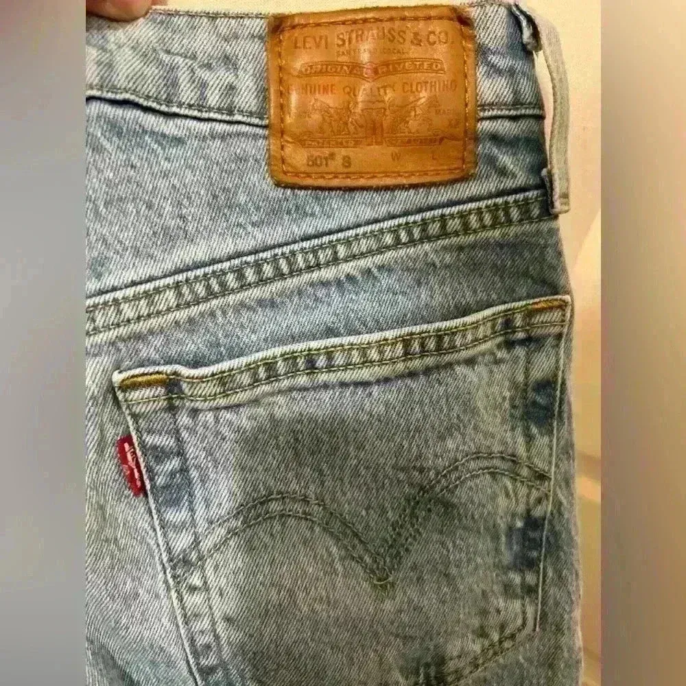 Vintage Levi’s 501 S Skinny Levi Strauss & Co 25 x 28 Jeans Button Fly Pants - Image 6