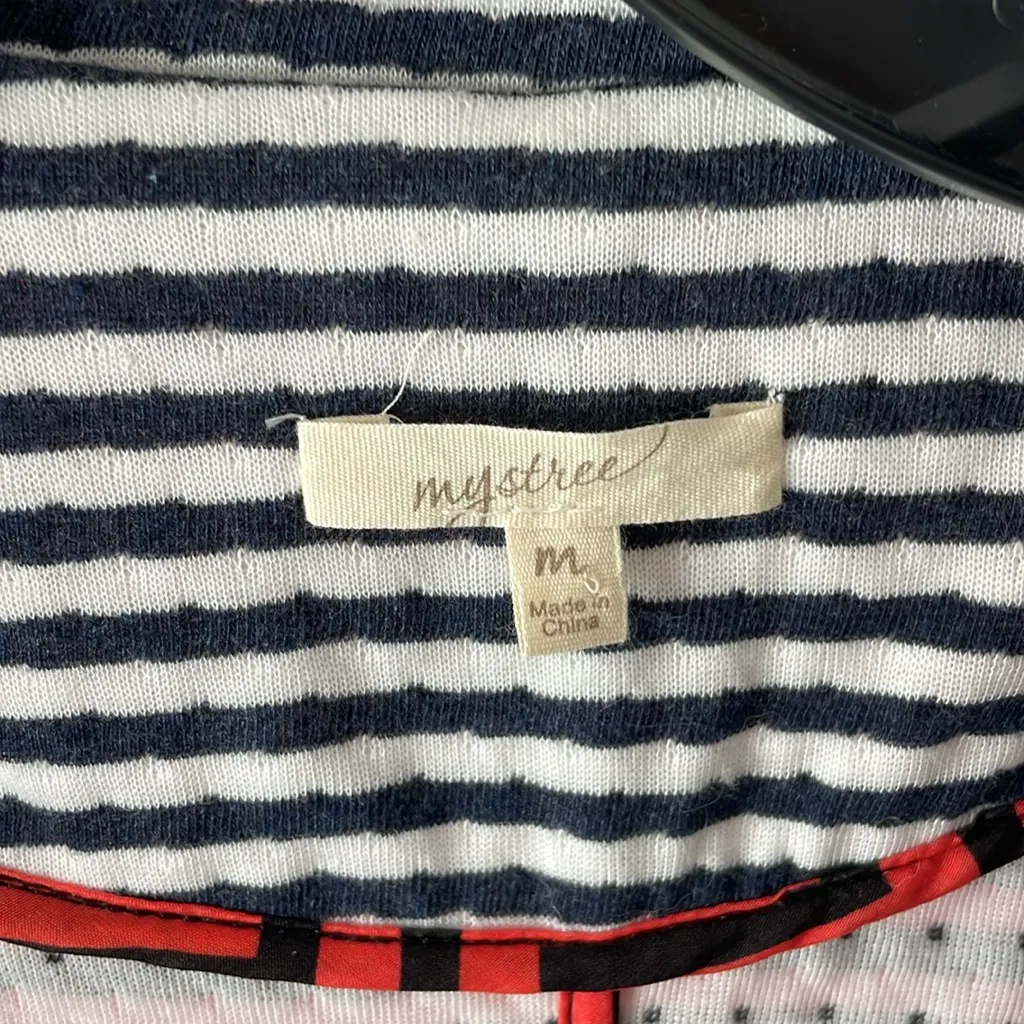 Mystree Navy and White Striped Jacket Blazer - Image 2