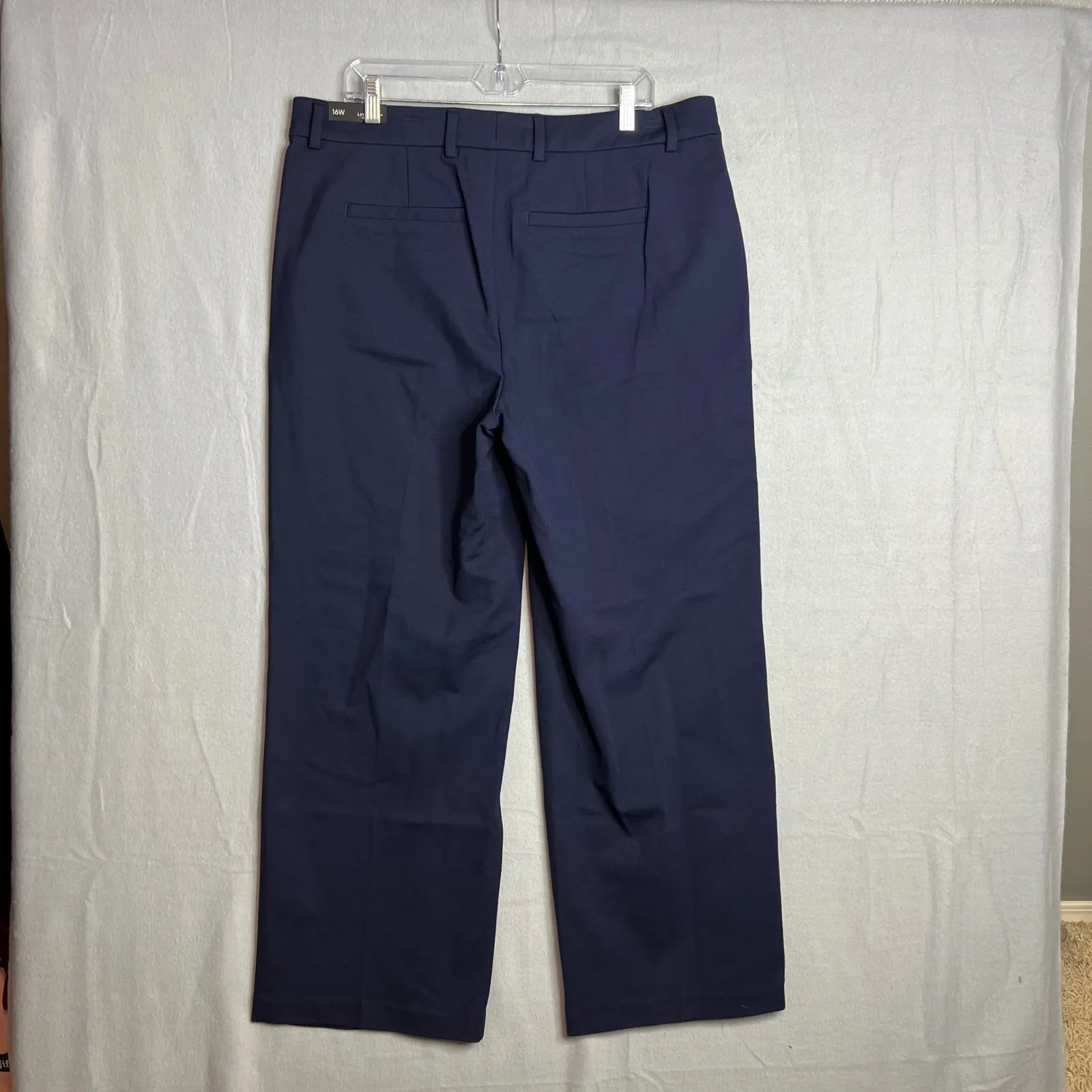 Liverpool Wide Leg Trousers Plus Size 16W Cadet Blue (Navy) Dress Pant NWT - Image 3