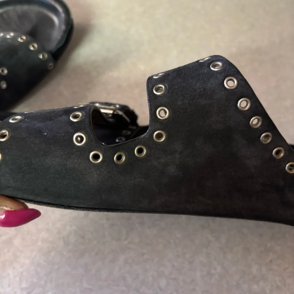 Isabel Marant Loved Lennyo Suede Quiet Luxury Preppy Coastal Boho Sandal 10 - Image 8