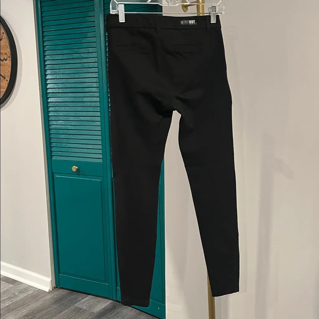 Kut from the Kloth “Mia” Ankle Skinny Dress Pants – Black | Size 0 | NWOT - Image 3