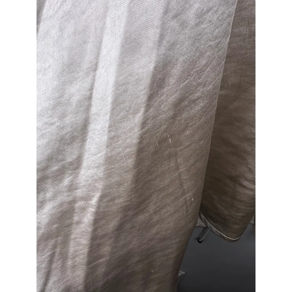 Hello Molly Champagne Satin Mini Dress | Back Tie Cowl Slip Dress | Size M - Image 7