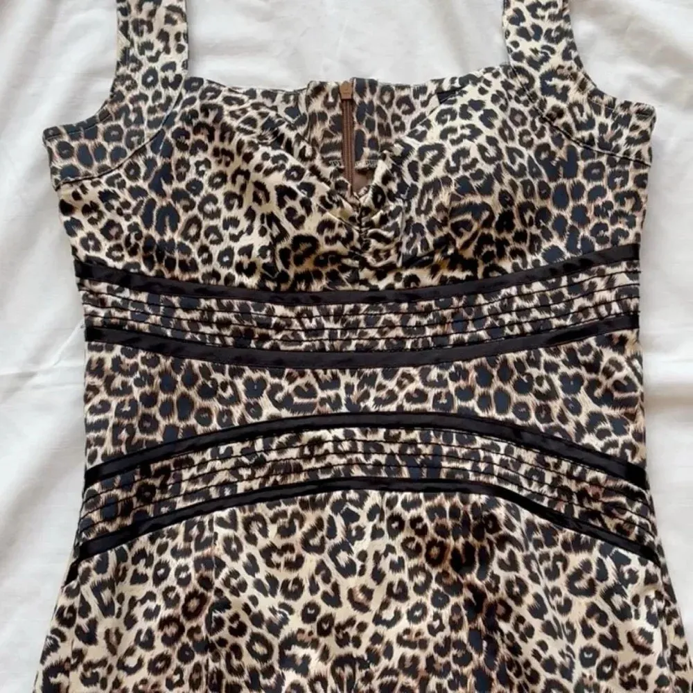 XOXO animal print cheetah leopard tank top midi corset dress - Image 5