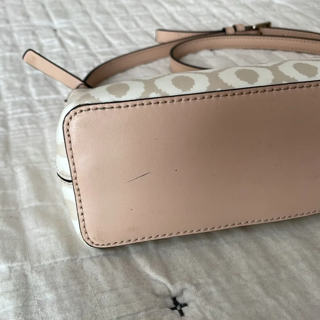 KATE SPADE New York Grove Street Millie Ikat Crossbody Bag in Cream / Cardamom - Image 6