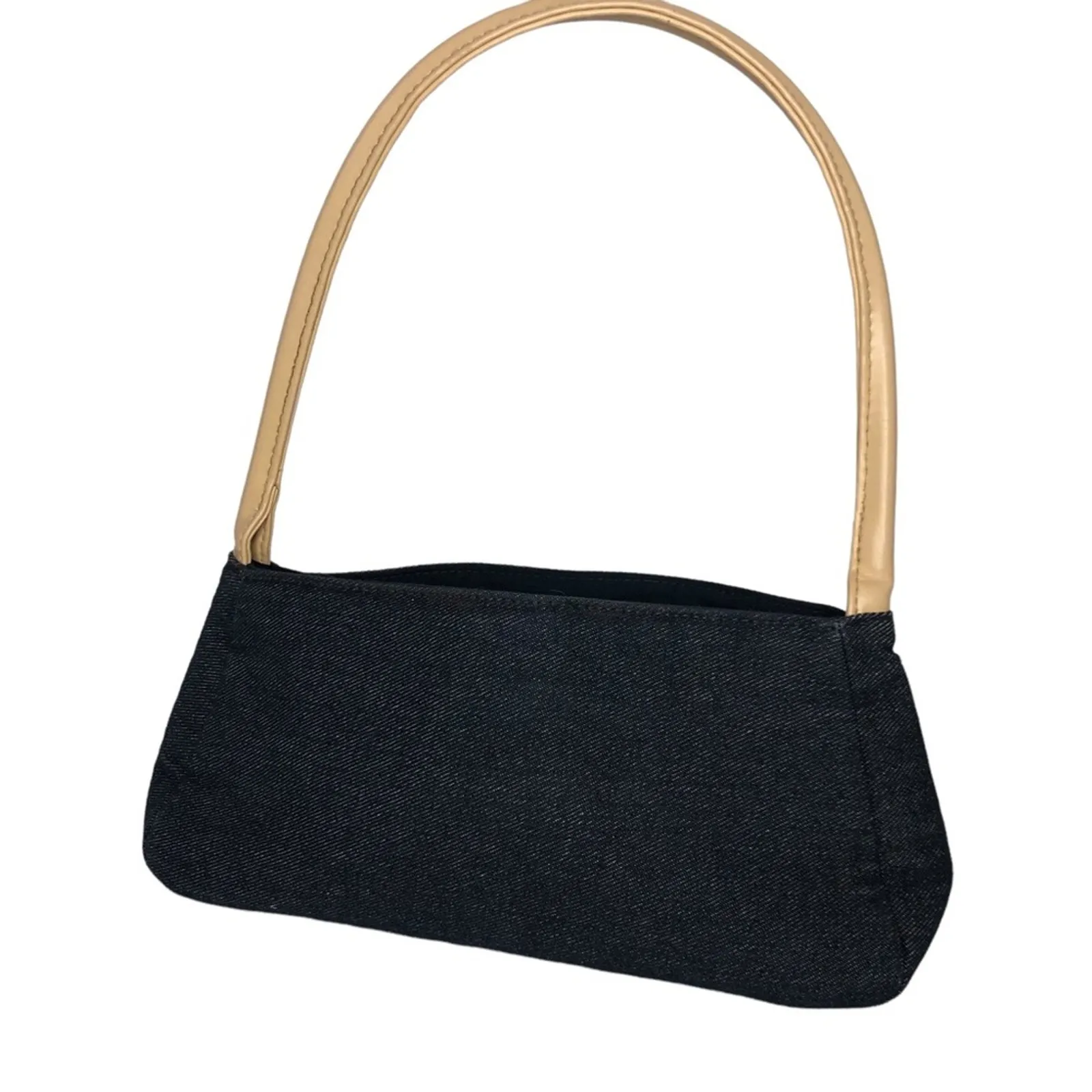 Victoria’s Secret Vintage Y2K Denim Mini Handbag Rainbow Stripe Retro - Image 7