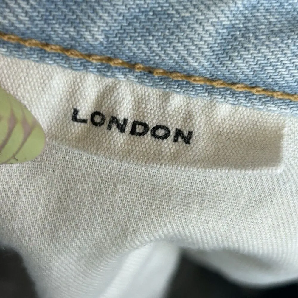 Slvrlake London Jeans Women's 25 Light Wash in Love Hurts Blue Distressed - Image 7