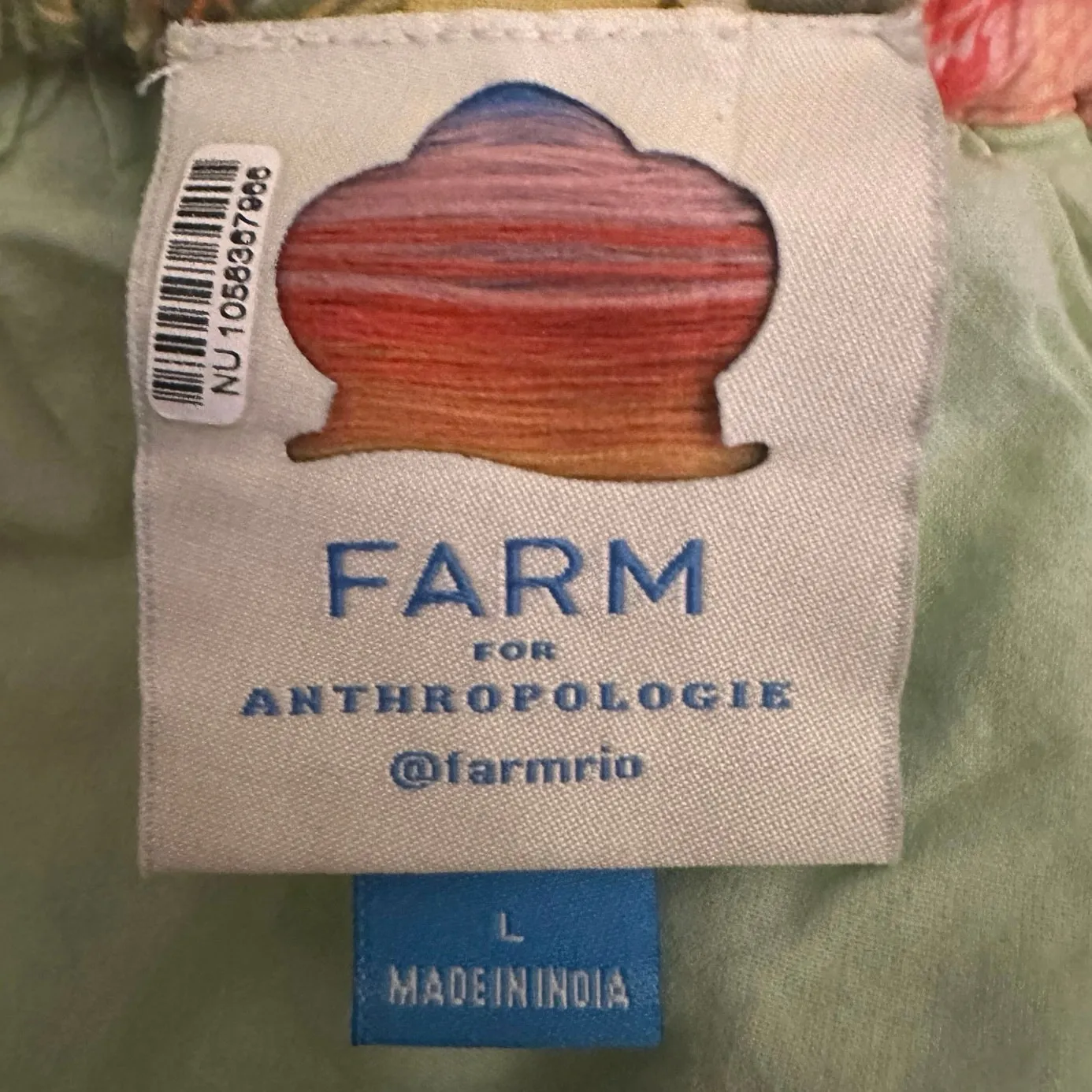 Farm Rio Tropical Floral Patchwork Tiered Floral Maxi Skirt Size Large Bohemian - Image 11