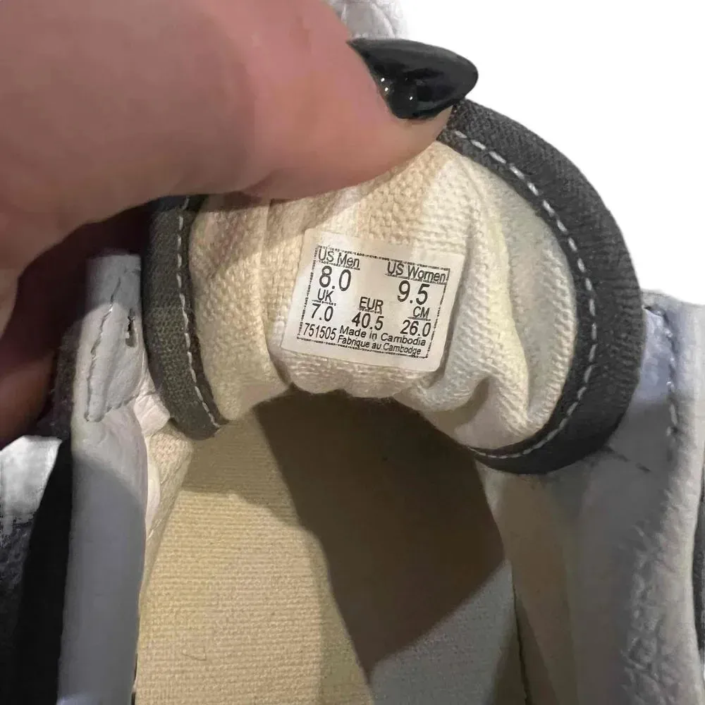 Vans Old Skool‎ Grey Low-Top Lace-Up Unisex Sneakers Size Men 8 / Women 9.5 - Image 9