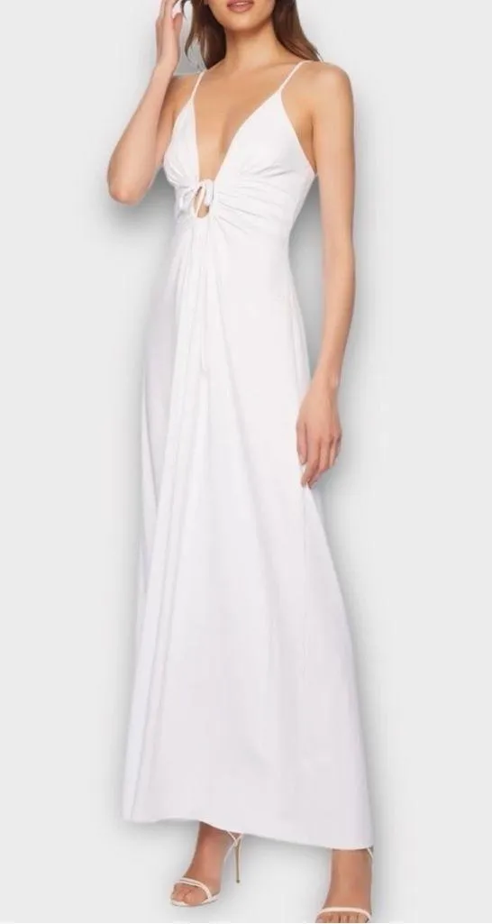 NWT XS Susana Monaco “sugar” Circle Cut Out Maxi Dress $218 retail - Image 3