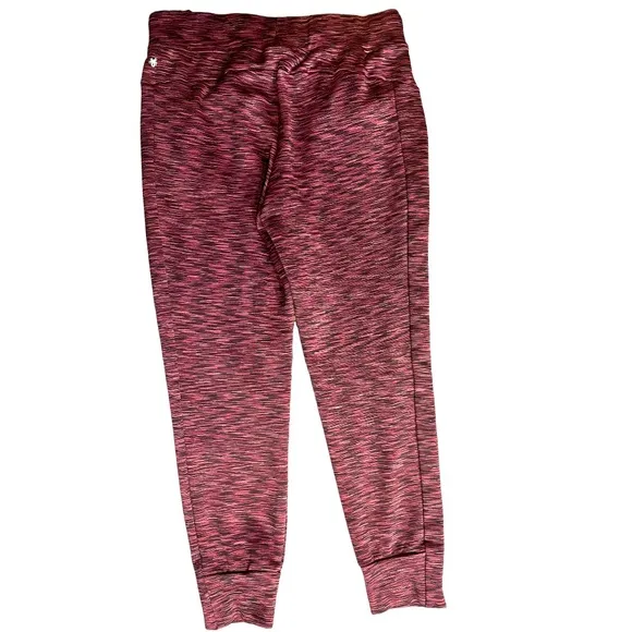 Spyder Womens Space Dye Pink Black Fleece Joggers Size S Warm Athleisure Comfy - Image 5