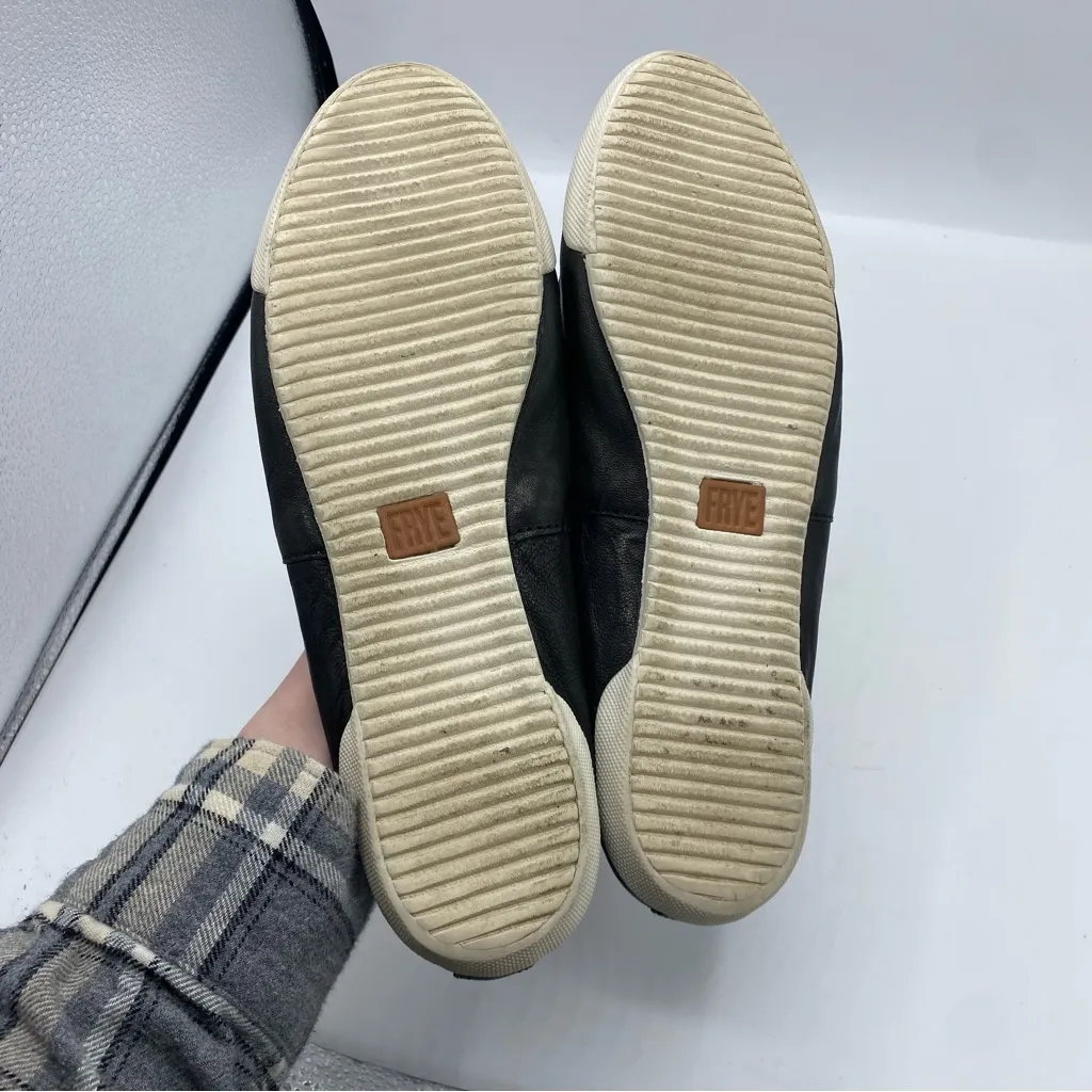 FRYE Women's Melanie Black Leather Slip On Loafer Comfort Shoes size 11 - Image 3