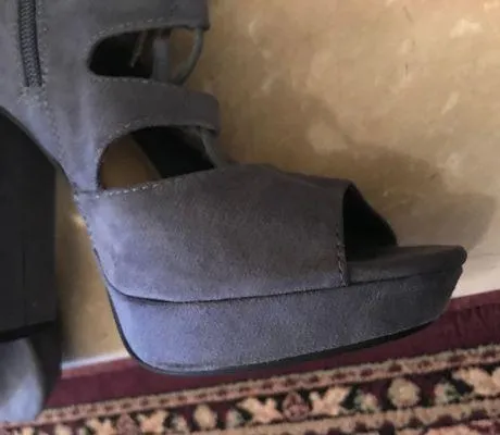 Nelly Suede Sandal Heels - Image 9