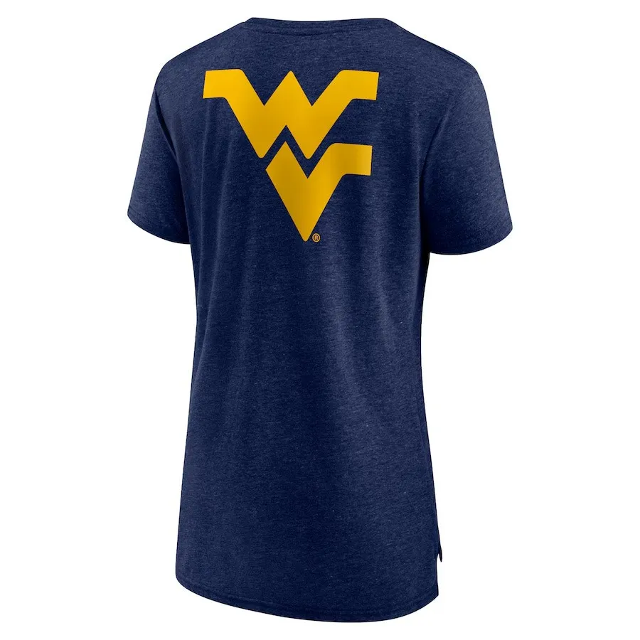 NWOT! Fanatics West Virginia Mountaineers Tri-Blend T-Shirt - Size 2XL - Image 3
