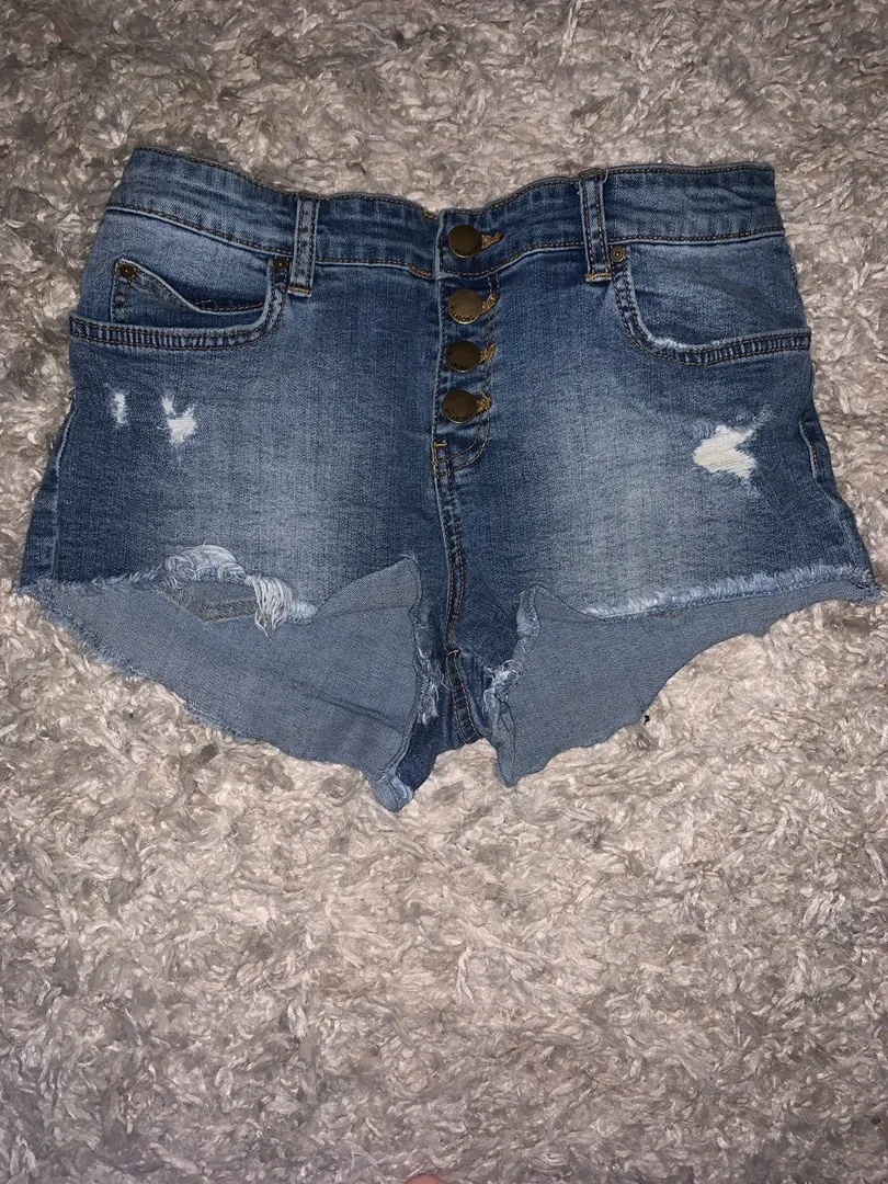 Button Up Jean Shorts - Image 2