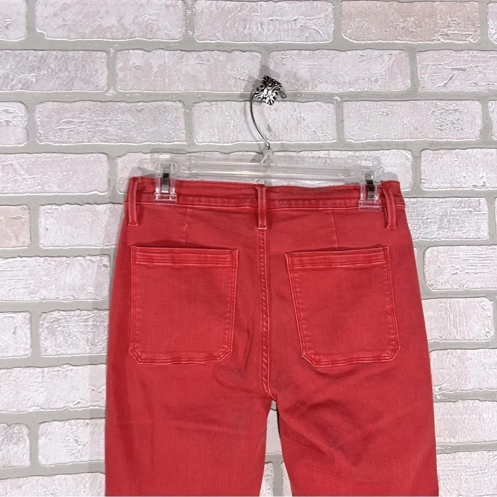 Frame Denim LeBardot Skinny Ankle Jeans in Cherry Size 26 - Image 8
