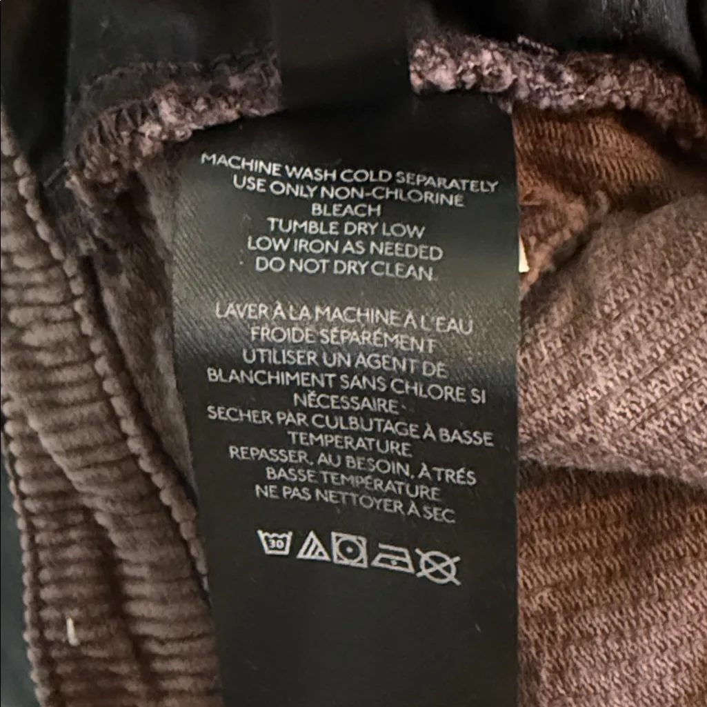 BDG by Urban Outfitters Size 24 Women's  Plum Purple Corduroy Pants High & Wide - Image 11