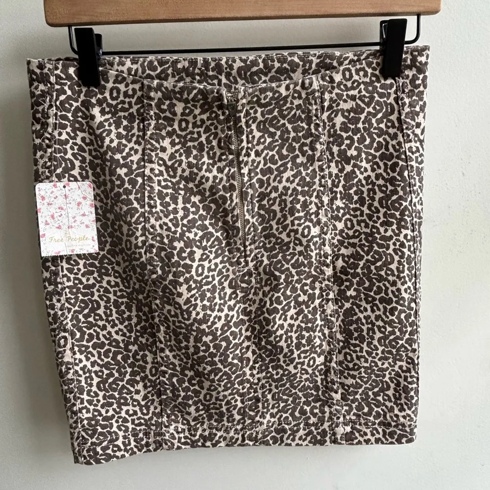 Free People NEW WITH TAGS Modern Femme Mini Skirt 6‎ boho grunge - Image 3