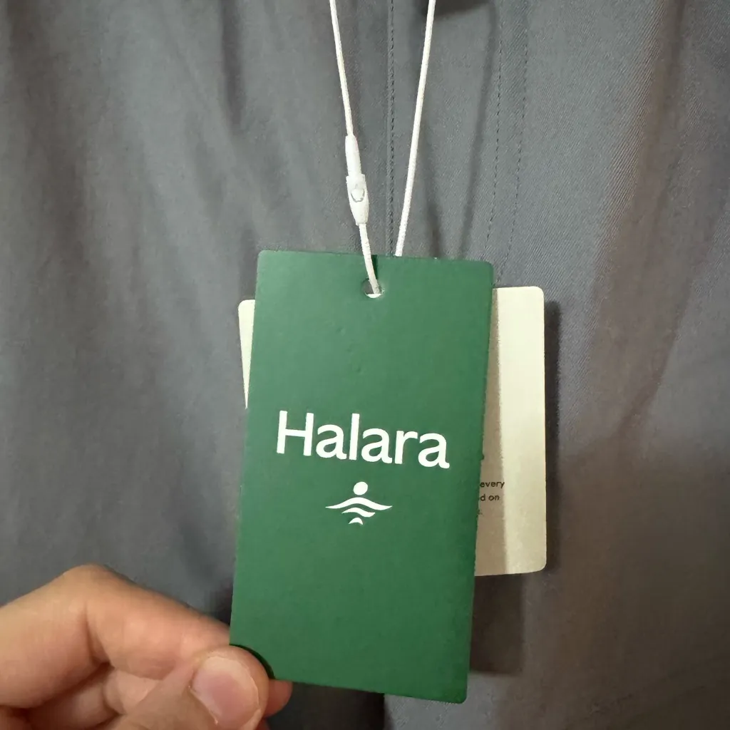 ⚡️Halara Gray Cargo Utility Pants Elastic Waist Pockets NEW - Image 6