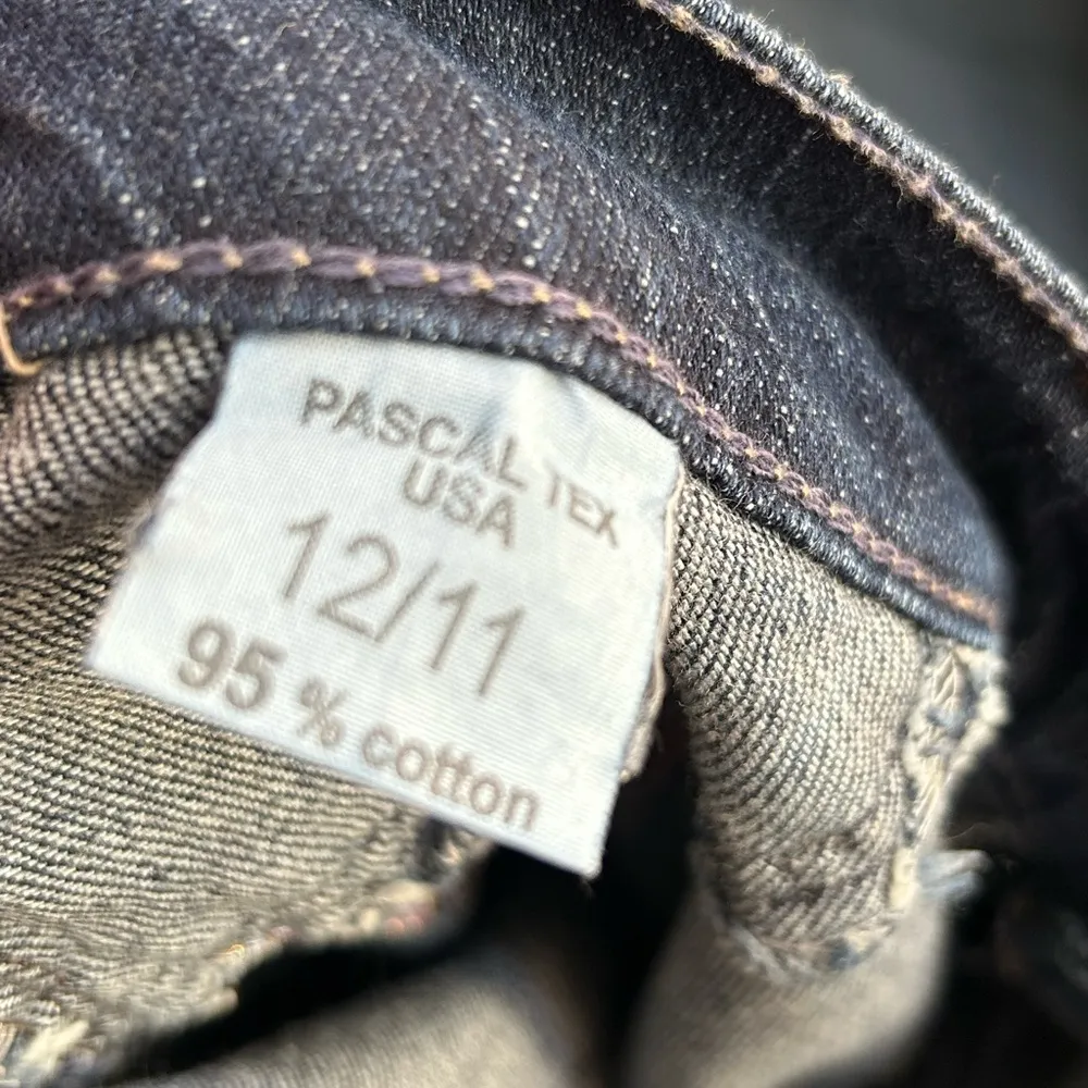 Vintage Pascal Embroidered Jeans 12 Blue - Image 7