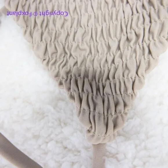 NEW Aila Blue * Free People Soraya Bikini Cinco Top, ceramic, size XS - Image 8