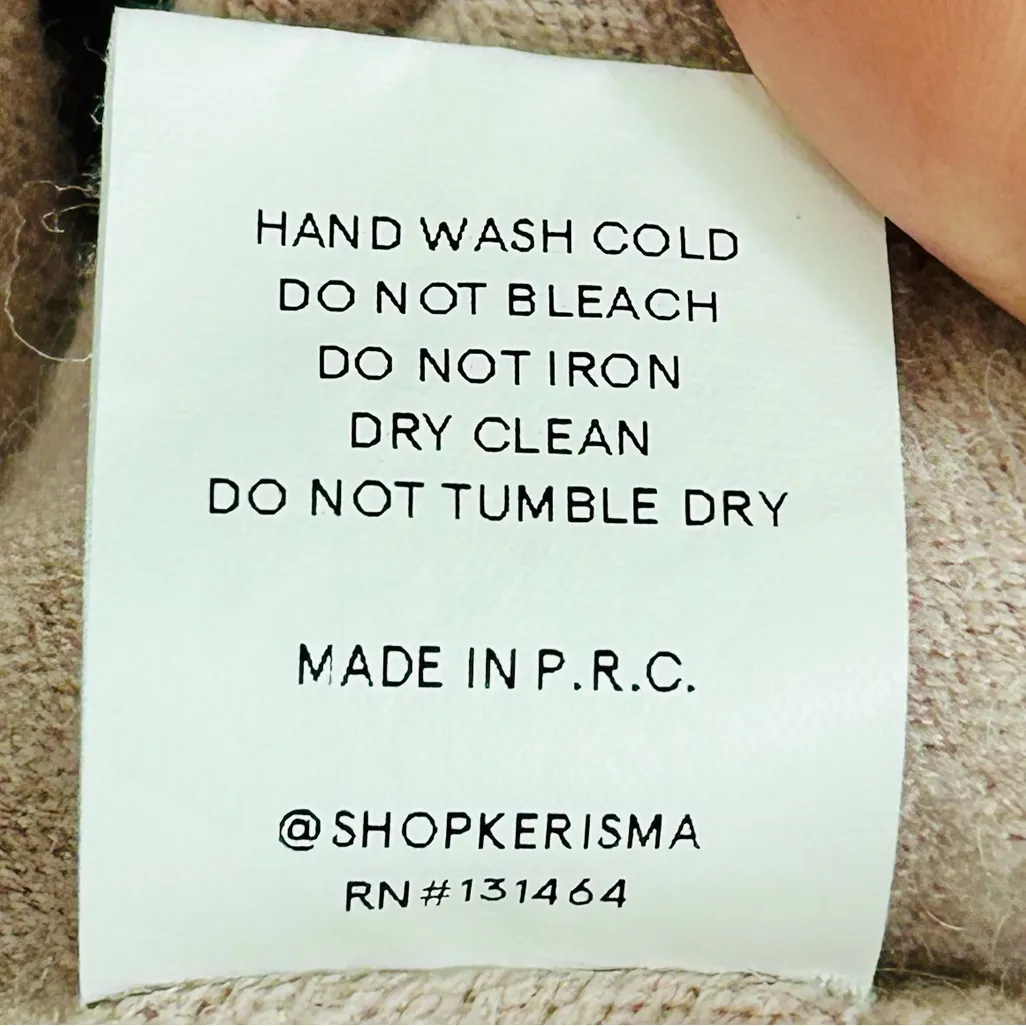 Kerisma Ryu Thin Sweater Top in Pearl Pink size S/M - Image 8