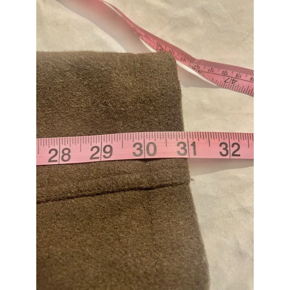 Han Kjobenhavn Women’s Coat Desk Jacket Sz Small Wool Blend Green Quiet Luxury - Image 15