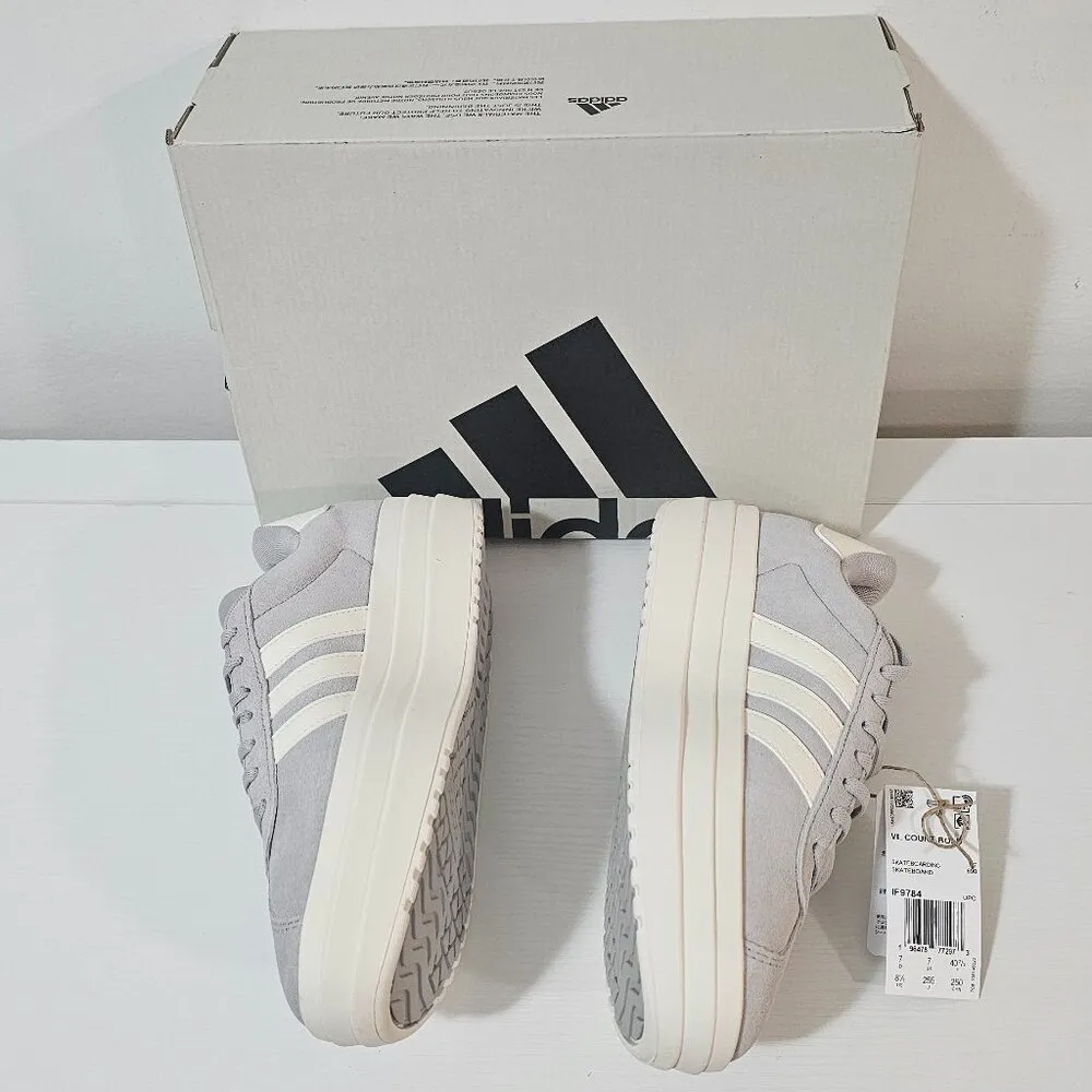 Adidas  VL Court Bold / Grey Off White / Women's Sneakers Size 8.5 - IF9784 - Image 3