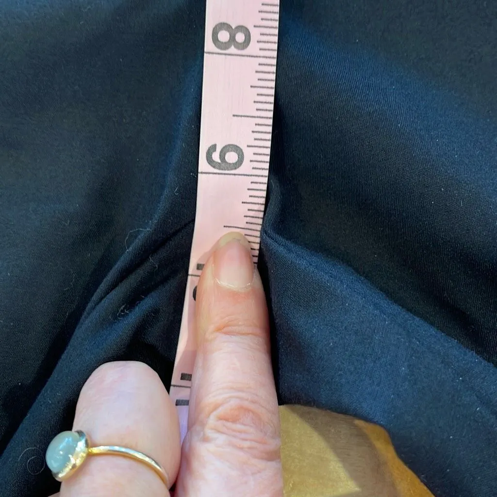 Nic+Zoe Womens Flat Front Mid Rise Straight Leg Slack Pants Black Size 6 - Image 8