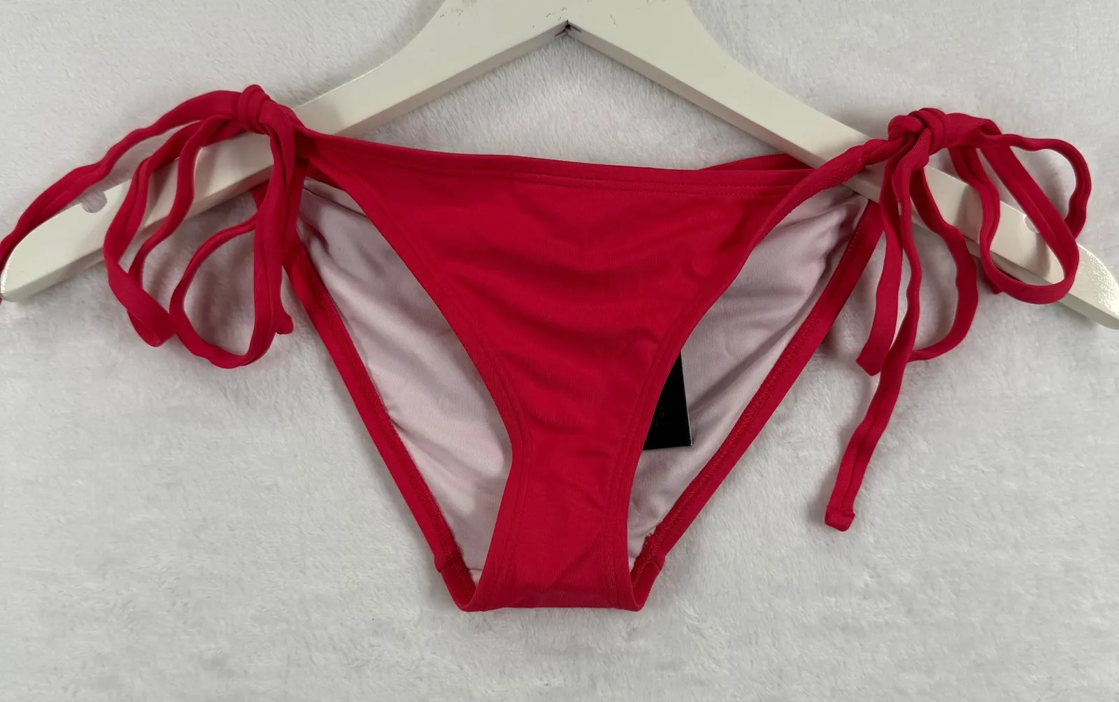 Frederick's of Hollywood Geranium Red Cheeky Bikini Bottoms Size M - Image 1