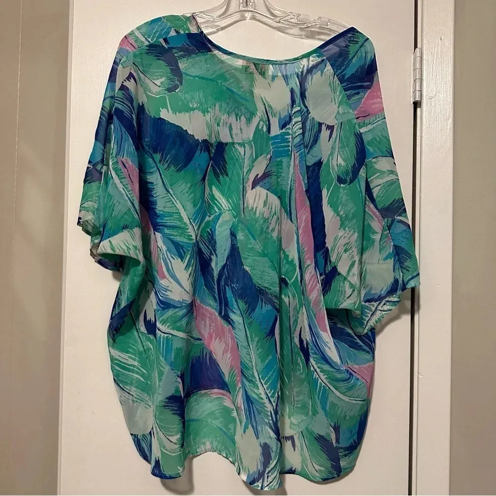 Show Me Your Mumu Key West Barbie Shook Tunic sheer size XS - Image 5