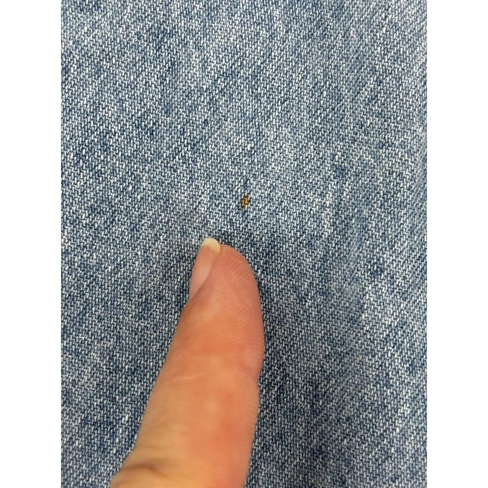 Vtg The Disney Store Mickey Mouse Denim Sleeveless Button - Image 10