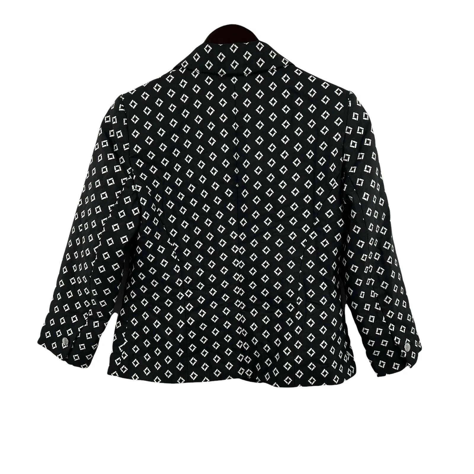 Vince‎ Camuto Black Two Button Jacket Size 4 Petite - Image 4