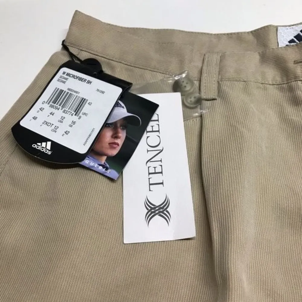 Adidas Women’s golf shorts 12 microfiber sport lightweight activewear bottoms - Image 2